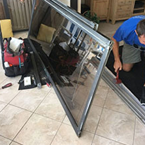 sliding glass door frame repair Hialeah